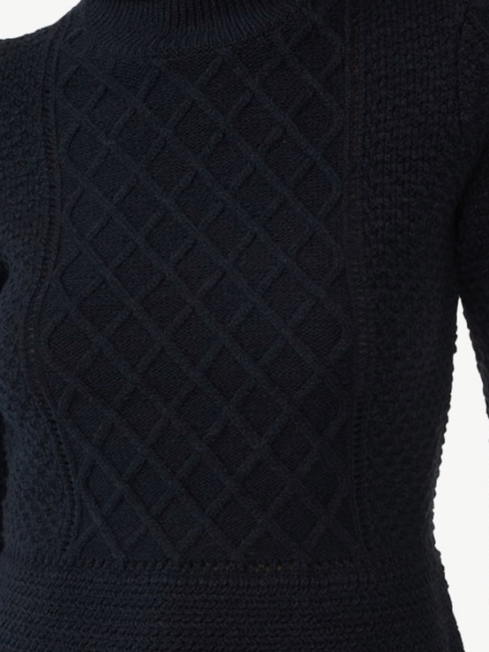 Scoop NYC Women’s Black Cable Knit Pullover Sweater Size XL NWT - Picture 6 of 6